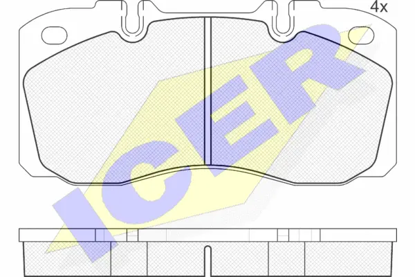 Brake Pad Set, disc brake (151161)