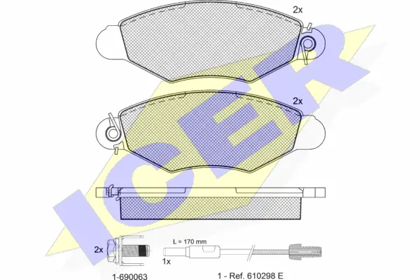 Brake Pad Set, disc brake (181217-203)