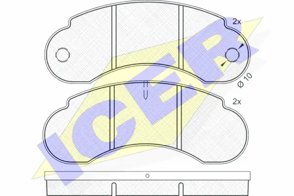 Brake Pad Set, disc brake (140559)