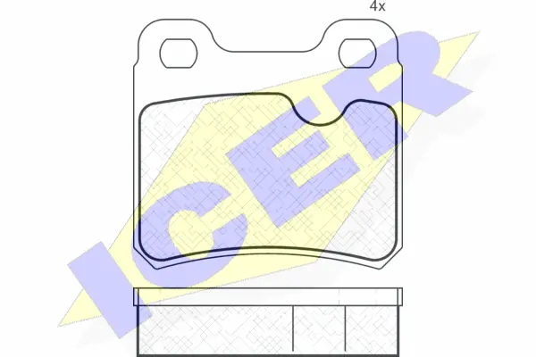 Brake Pad Set, disc brake (180807)