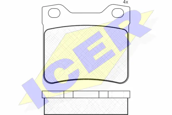Brake Pad Set, disc brake (181109)