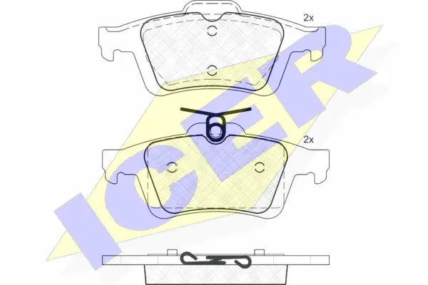 Brake Pad Set, disc brake (181744)