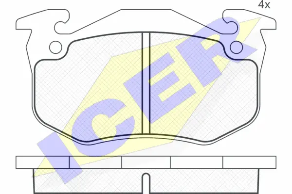 Brake Pad Set, disc brake (180723-204)