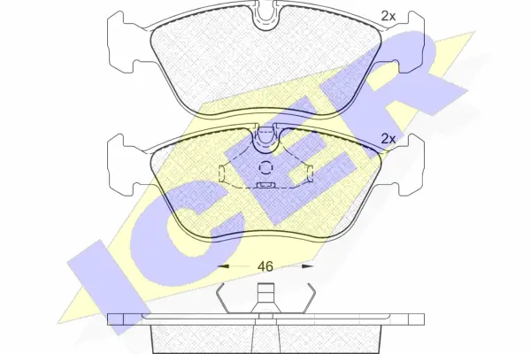 Brake Pad Set, disc brake (180934)