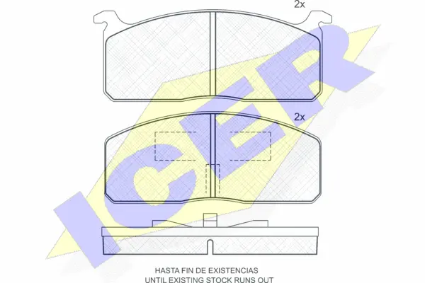 Brake Pad Set, disc brake (140313)