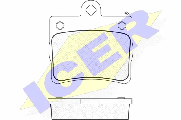 Brake Pad Set, disc brake (181310)