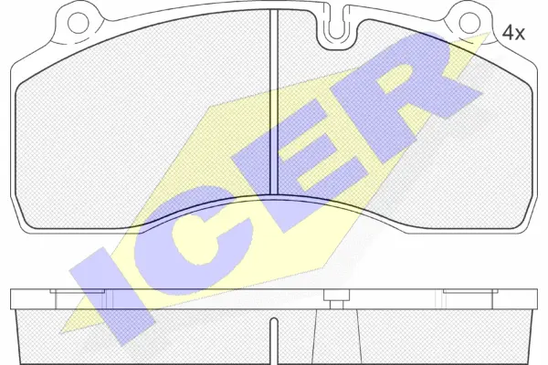 Brake Pad Set, disc brake (151977)