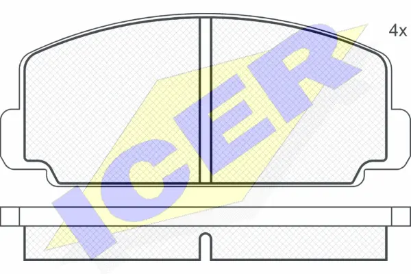 Brake Pad Set, disc brake (180107)