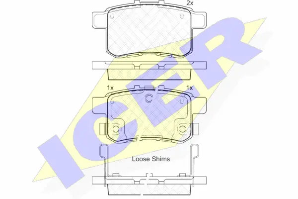 Brake Pad Set, disc brake (181907)