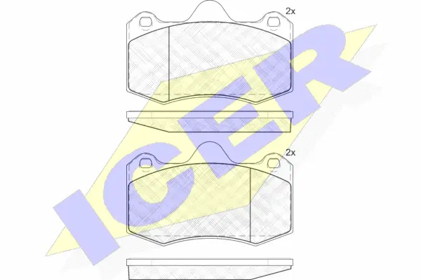 Brake Pad Set, disc brake (182009)