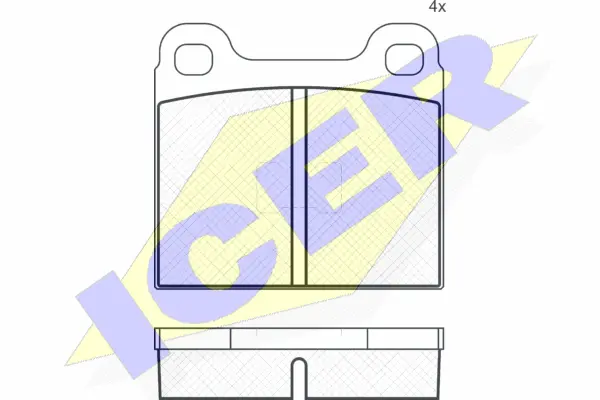 Brake Pad Set, disc brake (180169)
