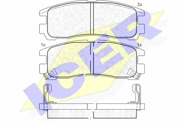 Brake Pad Set, disc brake (141192)