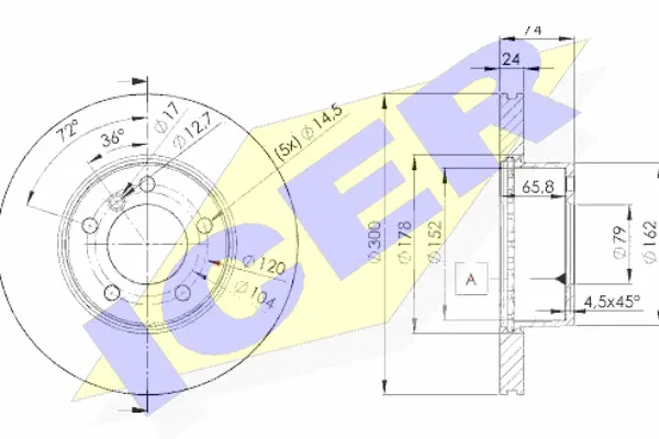 Brake Disc (78BD3405-2)