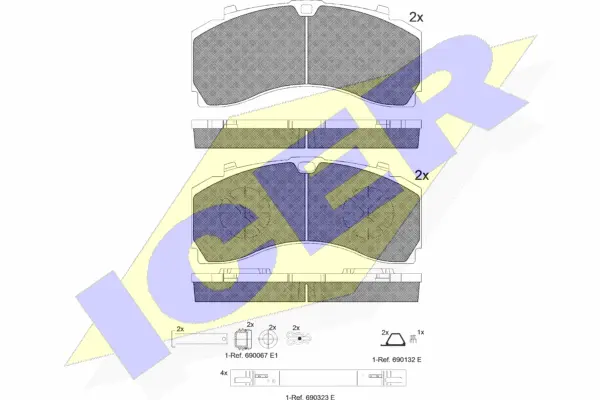 Brake Pad Set, disc brake (152124-066)
