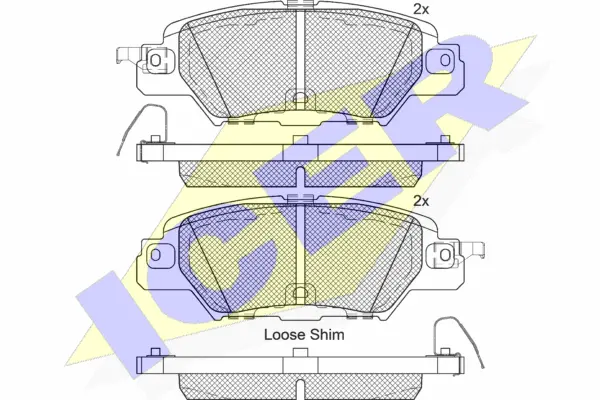 Brake Pad Set, disc brake (182258)