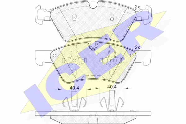 Brake Pad Set, disc brake (181771)