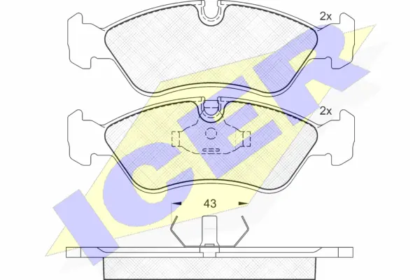 Brake Pad Set, disc brake (181366)