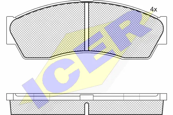 Brake Pad Set, disc brake (181884)