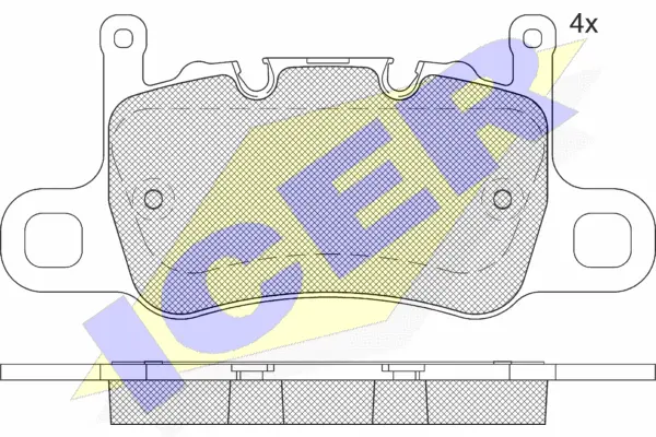 Brake Pad Set, disc brake (182348)