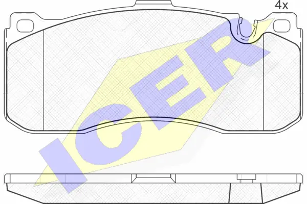 Brake Pad Set, disc brake (181964)