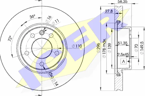 Brake Disc (78BD1134-2)
