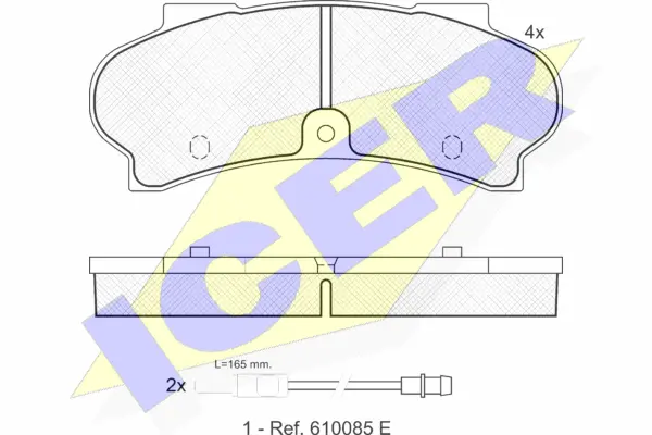 Brake Pad Set, disc brake (141028)