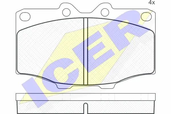 Brake Pad Set, disc brake (140352)