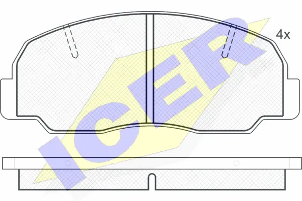 Brake Pad Set, disc brake (140604)
