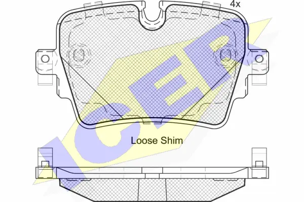 Brake Pad Set, disc brake (182187)
