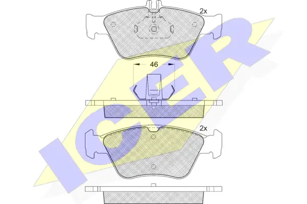 Brake Pad Set, disc brake (181115-396)