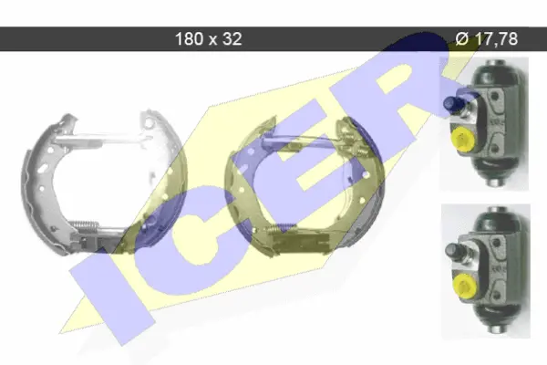 Brake Shoe Set (79KT0024 C)