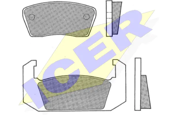 Brake Pad Set, disc brake (180047)