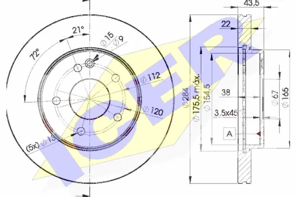 Brake Disc (78BD3182-2)