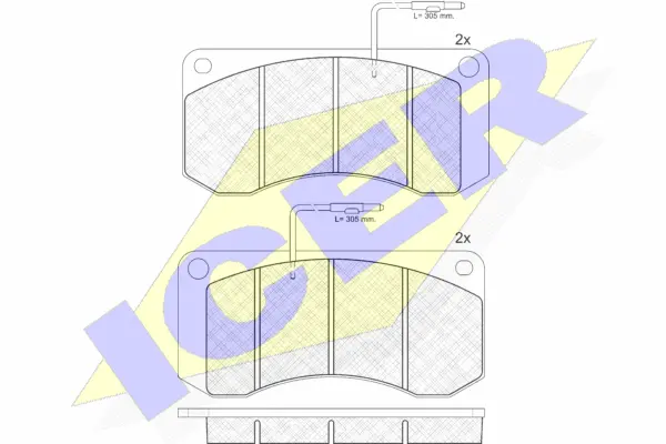 Brake Pad Set, disc brake (150659)