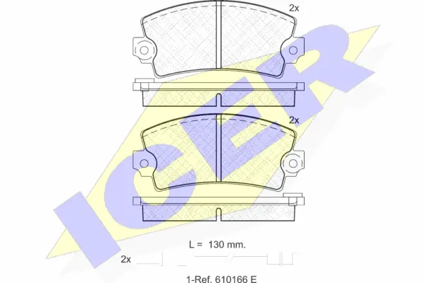 Brake Pad Set, disc brake (180101-066)