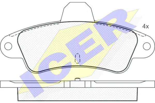 Brake Pad Set, disc brake (180918)