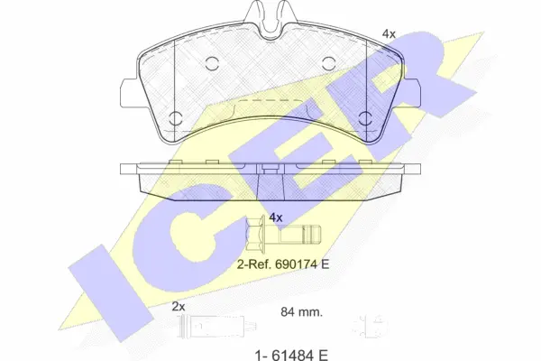 Brake Pad Set, disc brake (141849-203)