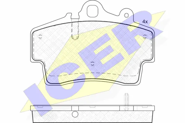 Brake Pad Set, disc brake (181978)