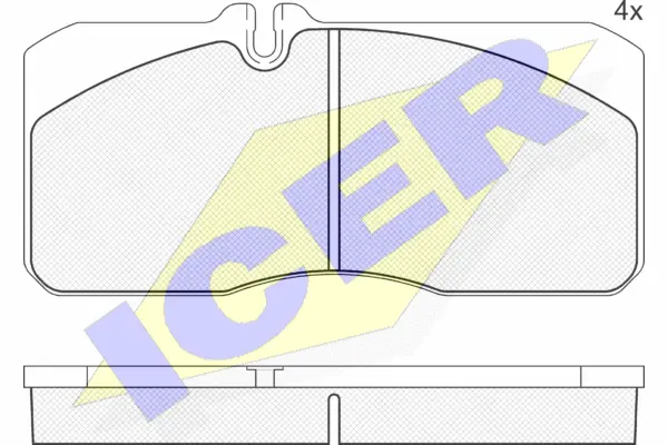 Brake Pad Set, disc brake (151088)