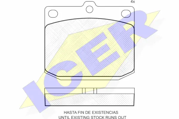 Brake Pad Set, disc brake (180216)