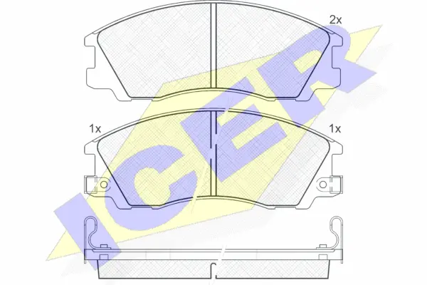 Brake Pad Set, disc brake (181539)