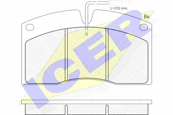 Brake Pad Set, disc brake (161039)
