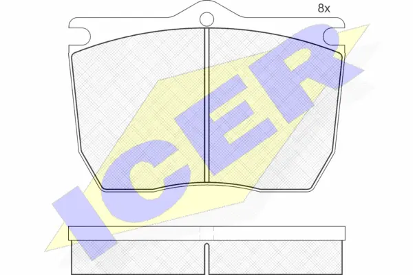 Brake Pad Set, disc brake (160435)