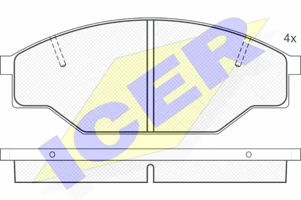 Brake Pad Set, disc brake (140614)