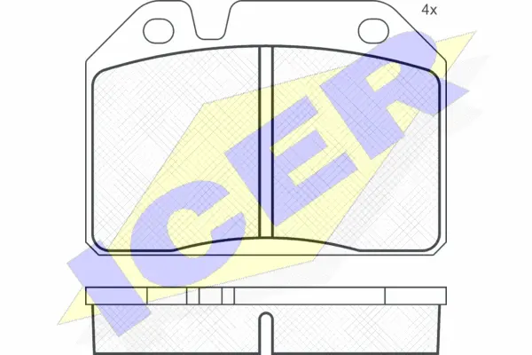 Brake Pad Set, disc brake (180091)