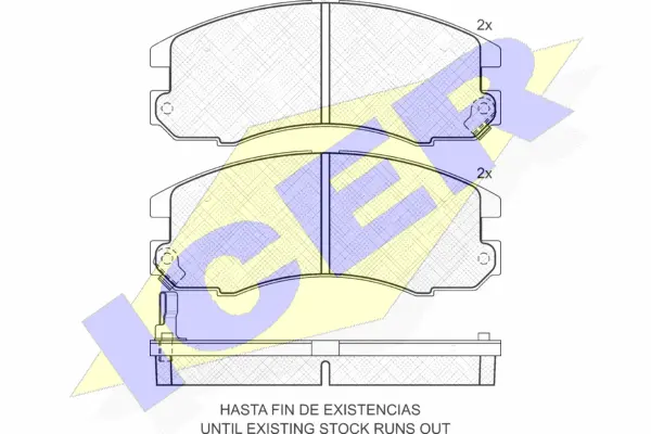 Brake Pad Set, disc brake (181209)