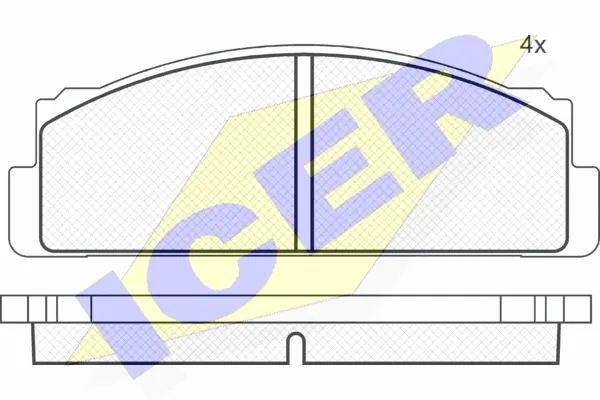 Brake Pad Set, disc brake (180041)