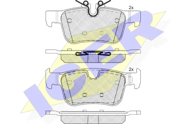 Brake Pad Set, disc brake (182327)