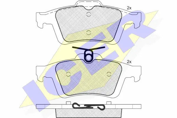 Brake Pad Set, disc brake (181744-396)