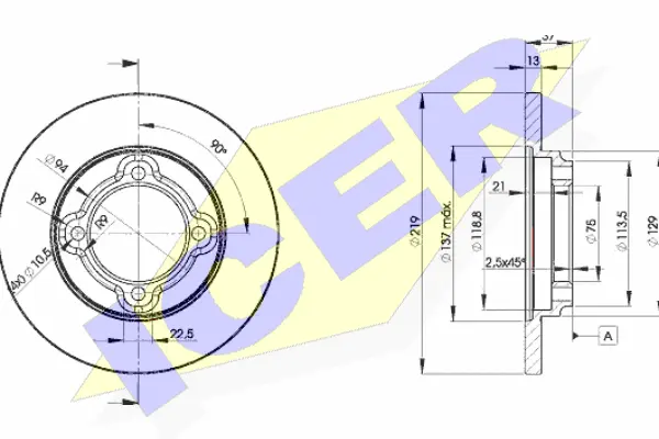 Brake Disc (78BD3252-2)
